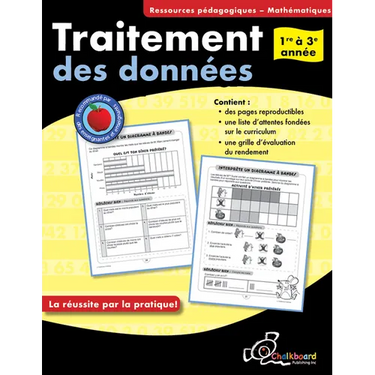 Traitement des données 1re à 3e année