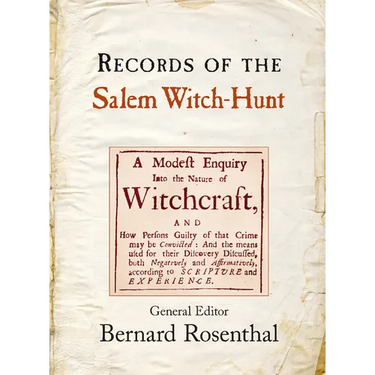 Records of the Salem Witch-Hunt