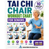 Tai Chi Chair Workout Chart for Seniors: 28 Days of Easy Seated Exercises for Stiff Joints, Gentle Mobility, Better Balance, Flexibility, Calm, and Ev