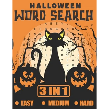 Halloween Word Search: 60 Unique Word Search Puzzles With Answer Keys