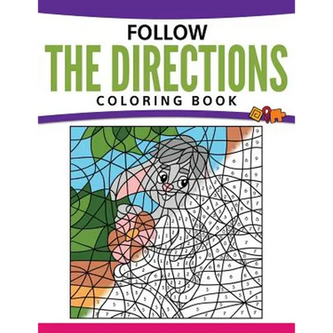 Follow The Directions Coloring Book