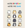 We're Different We're The Same: Anti-Racism Children's Book With Powerful Quotes About Kindness, Diversity and Overcome Racism.