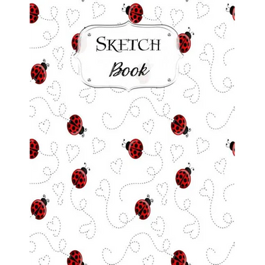Sketch Book: Ladybug Sketchbook Scetchpad for Drawing or Doodling Notebook Pad for Creative Artists #2