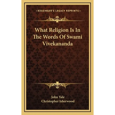 What Religion Is In The Words Of Swami Vivekananda