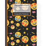 Composition Notebook: Cool Emoji's With Pencils, Stars and Erasers: College Ruled Notebook for Writing Notes... for Girls, Kids, School, Stu