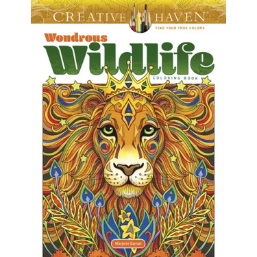 Creative Haven Wondrous Wildlife Coloring Book