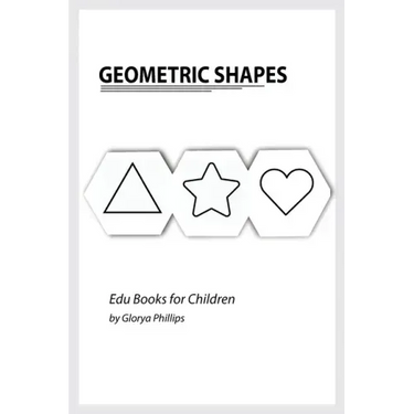 Geometric Shapes: Montessori geometric shapes book, bits of intelligence for baby and toddler, children's book, learning resources.