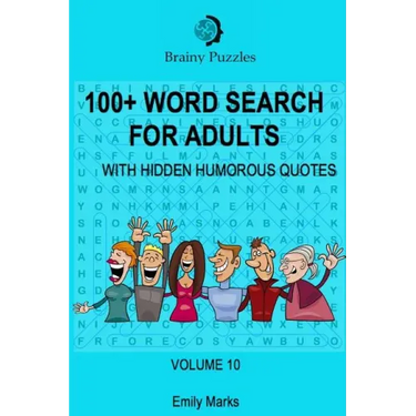 100+ Word Search for Adults: With Hidden Humorous Quotes