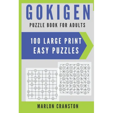 Gokigen Puzzle Book For Adults: 100 Large Print Easy Puzzles for Gokigen Lovers