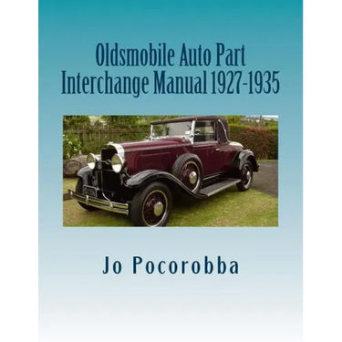 Oldsmobile Auto Part Interchange Manual 1927-1935