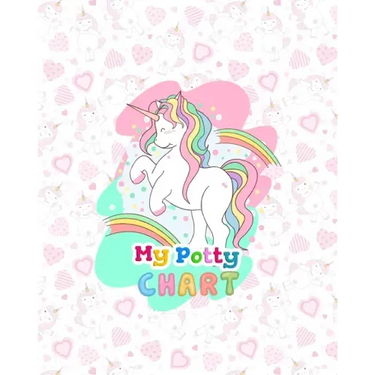 My Potty Chart: Potty Training Chart for Girls, Toilet Routine Training Reward Chart