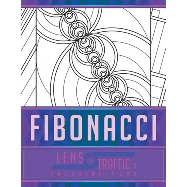 Fibonacci Coloring Book - LENS Traffic: 8.5" x 11" (21.59 x 27.94 cm)