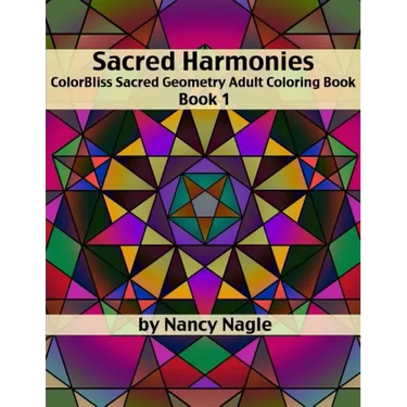 Sacred Harmonies Coloring Book for Adults: ColorBliss Sacred Geometry Adult Coloring Books