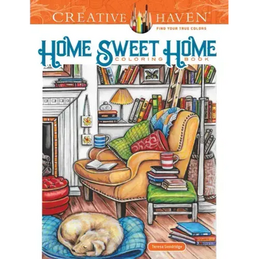 Creative Haven Home Sweet Home Coloring Book