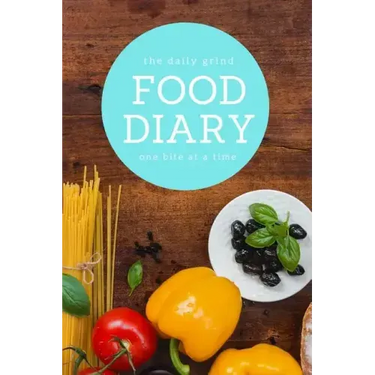 The Daily Grind Food Diary One Bite at a Time: Track Multiple Meals, Calories, Water Intake, Workouts and More