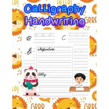 Calligraphy Handwriting: handwriting tracing workbook-handwriting practice paper for kids-handwriting practice sheets