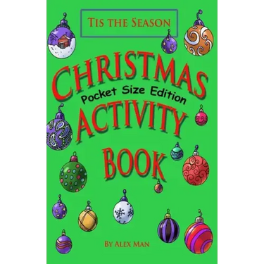 Christmas Activity Book, pocket-size edition: Christmas Activity Book, pocket-size edition (Travel Size Activity Book with Mazes, Puzzles, How to draw