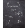 Favorite Recipes, Recipe Book to Write in, 115 Pages, (8.5"x11")