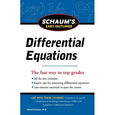 Schaum's Easy Outline of Differential Equations, Revised Edition