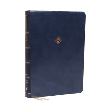 Nkjv, Reference Bible, Super Giant Print, Leathersoft, Blue, Red Letter Edition, Comfort Print: Holy Bible, New King James Version