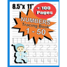 Number Tracing Book 1-50: number tracing workbook for toddlers, workbook for preschoolers, number tracing book for preschoolers and kids ages 3-