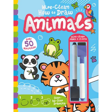 Wipe-Clean How to Draw Animals