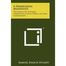 A Democratic Manifesto: The Impact of Dynamic Christianity Upon Public Life and Government