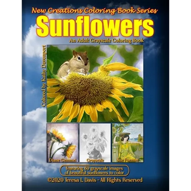 New Creations Coloring Book Series: Sunflowers