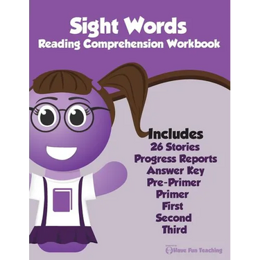 Sight Words Reading Comprehension Workbook