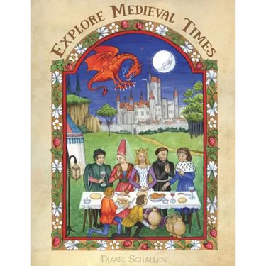 Explore Medieval Times: Age of Chivalry Coloring, Activities & History for Elementary Children.