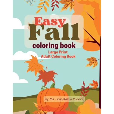 Easy Fall Coloring Book