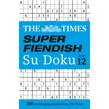 The Times Super Fiendish Su Doku Book 12: 200 Challenging Puzzles