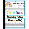 Rainbow Practicing Cursive Handwriting: Beginner Cursive Handwriting Workbook for Kids l Cursive handwriting alphabet for classroom l Learning cursive