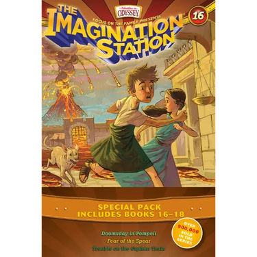 Imagination Station Books 3-Pack: Doomsday in Pompeii / In Fear of the Spear / Trouble on the Orphan Train