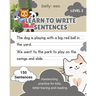 Sentence Masters: Independent Writing for Level 2: Sentence writing practice for kids, Reading and writing for kids