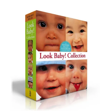 Look Baby! Collection (Boxed Set): Baby Faces; I Love Colors; Baby Food; What's on My Head?