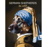 German Shepherds in Art: Portraits inspired by iconic masterpieces