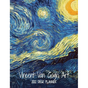 Vincent Van Gogh Art 2022 Desk Planner: Monthly Planner, 8.5"x11", Personal Organizer for Scheduling and Productivity