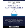 Test Prep Book For TABE 13 and 14 Math Test Level A
