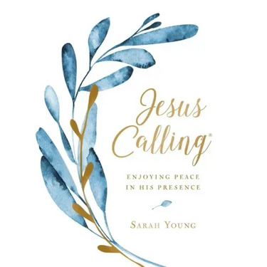 Jesus Calling, Large Text Cloth Botanical, with Full Scriptures: Enjoying Peace in His Presence (a 365-Day Devotional)