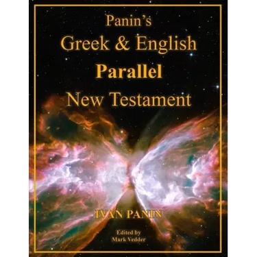 Panin's Greek and English Parallel New Testament: Large Print Edition
