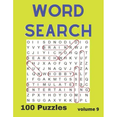 Word Search Puzzle Book Vol. 9: A fun and entertaining way to stimulate your brain or just pass the time