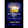 500 Most Common List For NEET-PG
