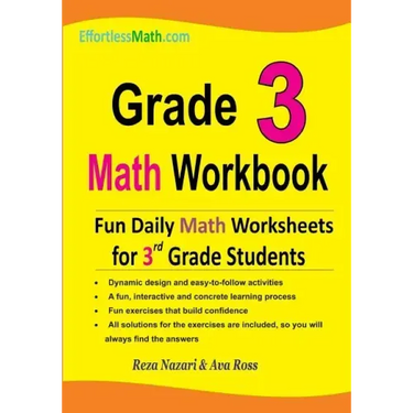 Grade 3 Math Workbook: Fun Daily Math Worksheets for 3rd Grade Students