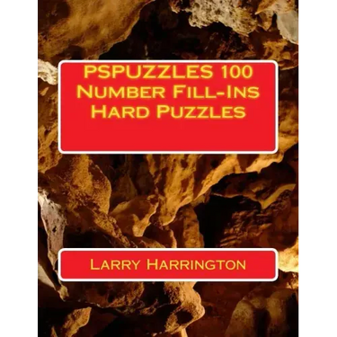PSPUZZLES 100 Number Fill-Ins Hard Puzzles