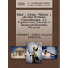 Edgar J. Schoen, Petitioner, V. Mountain Producers Corporation et al. U.S. Supreme Court Transcript of Record with Supporting Pleadings