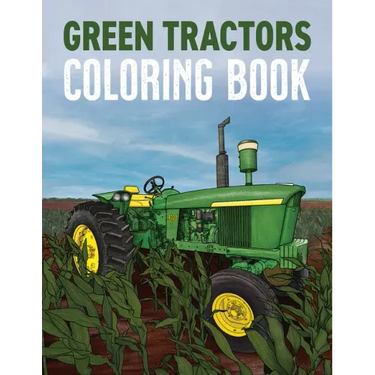 Green Tractors Coloring Book