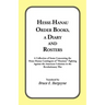 Hesse-Hanau Order Books, A Diary and Roster: A Collection of Items Concerning the Hesse-Hanau Contingent of "Hessians" Fighting Against the American C