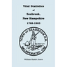 Vital Statistics of Seabrook, New Hampshire, 1768-1903