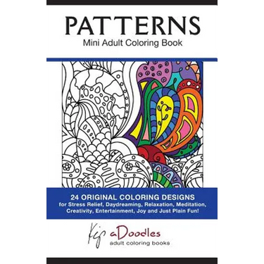 Patterns: Mini Adult Coloring Book